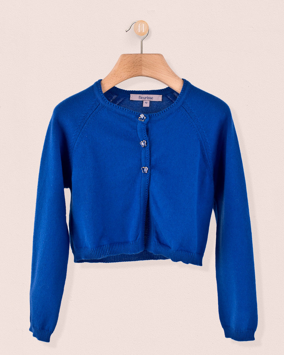 Royal blue clearance girls cardigan