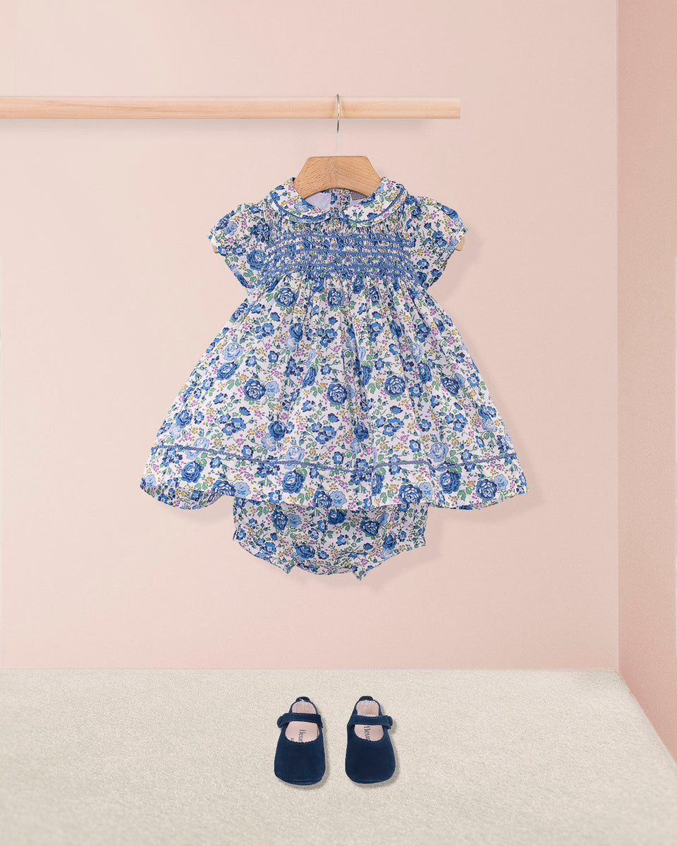 Baby Emmy Liberty Blue Rosebud Set