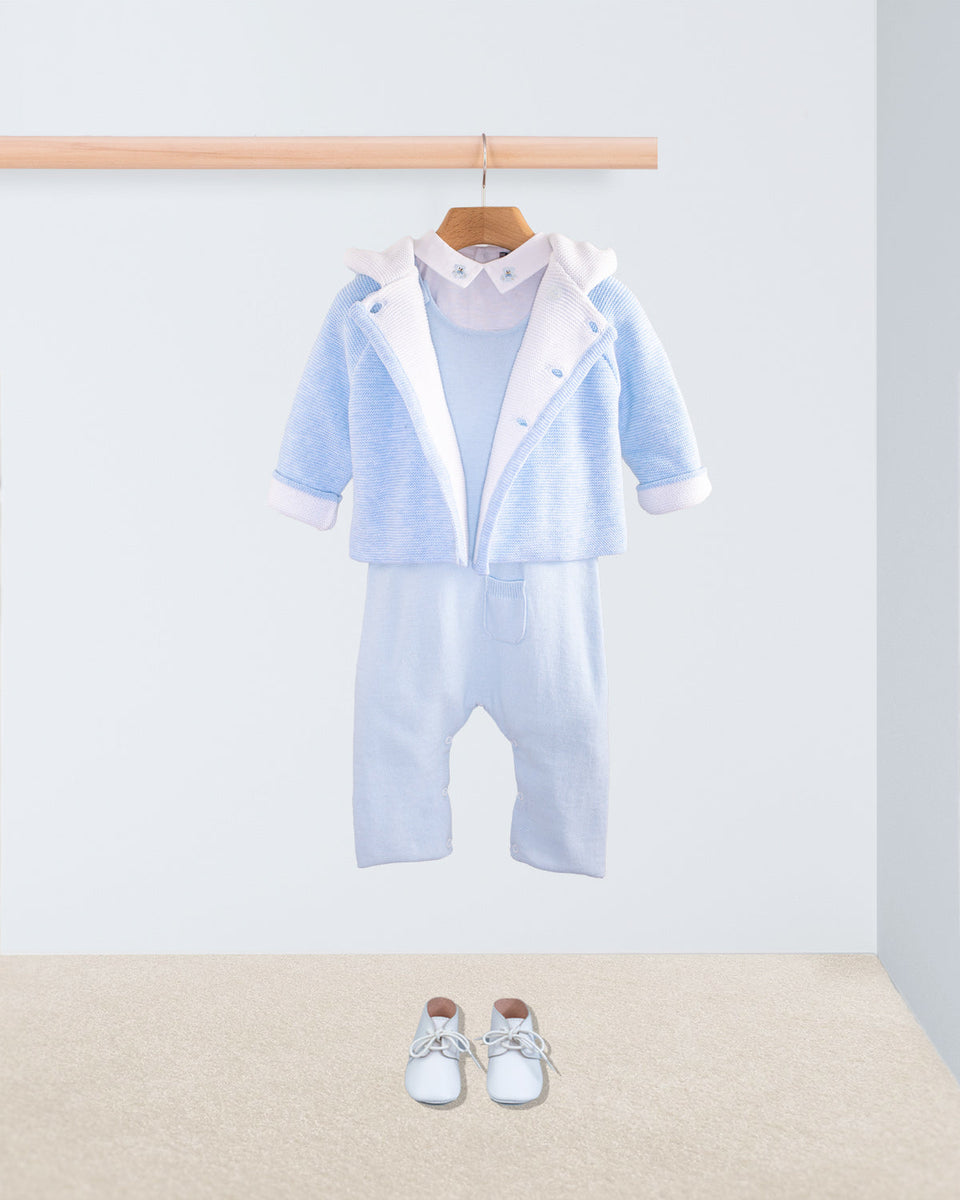 Aspen Powder Blue Cotton Knit Overall Jackpot Outfit