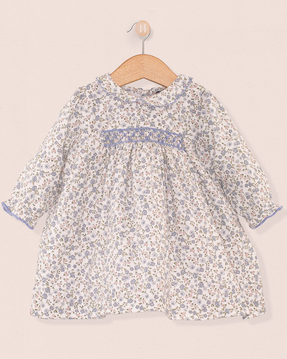 Baby Madeline Belina Delicate Blue Floral Dress