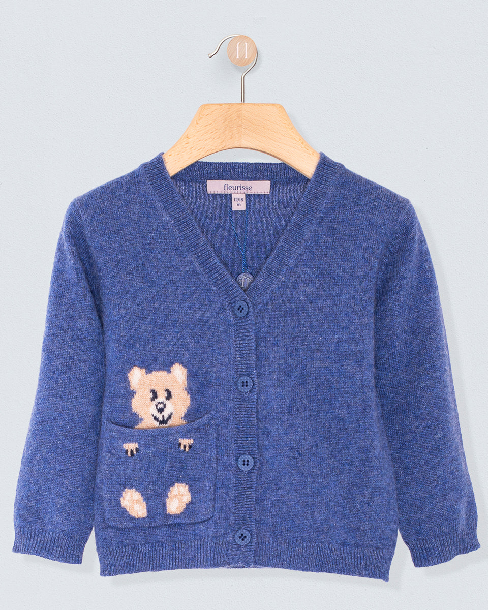 Bear Jean Cashmere Cardigan