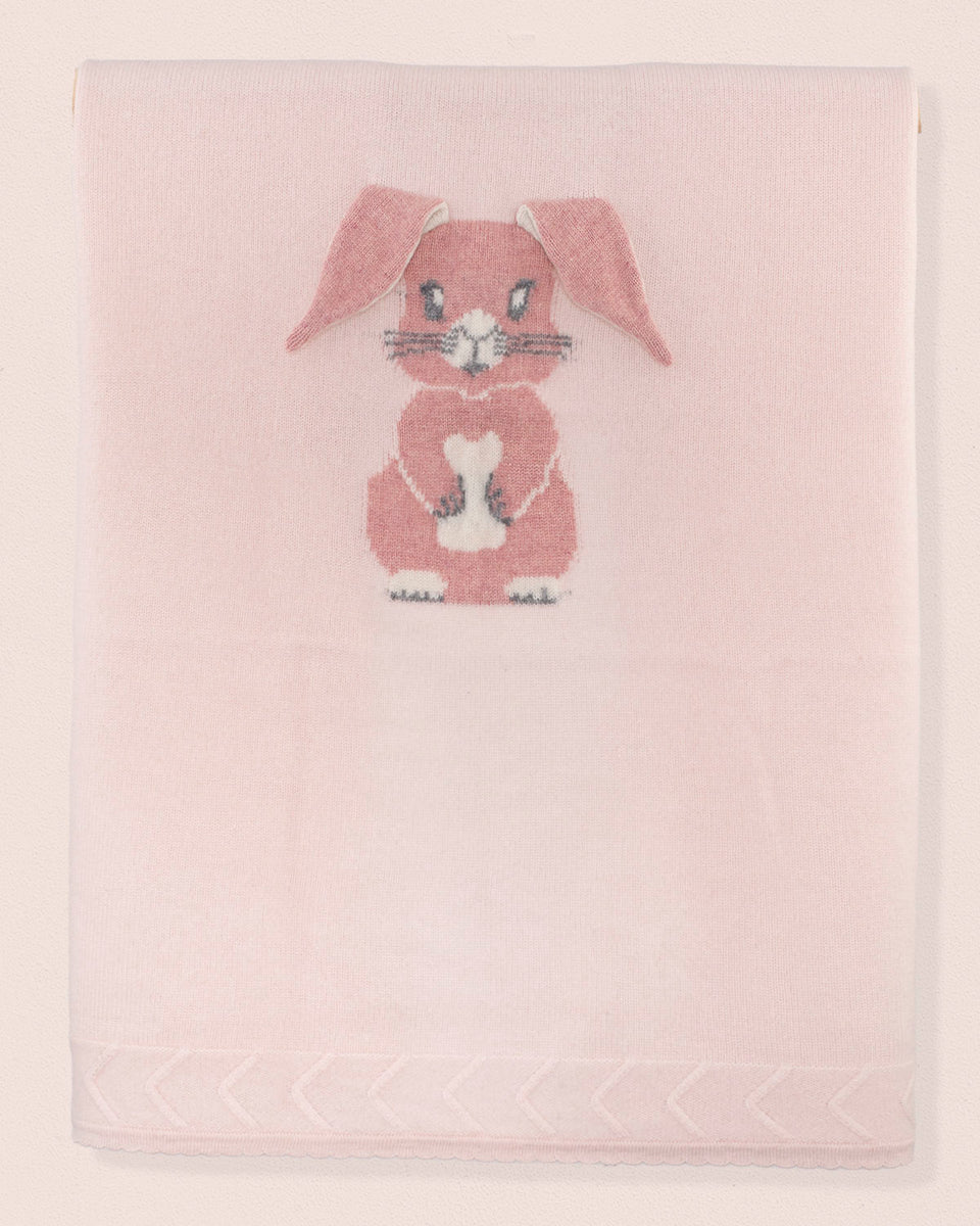 Bunny Pink Cashmere Blanket