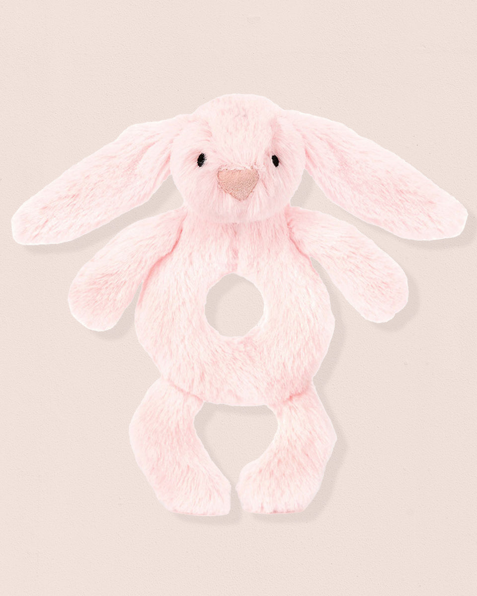 Jellycat Bunny Round Pink Rattle Toy