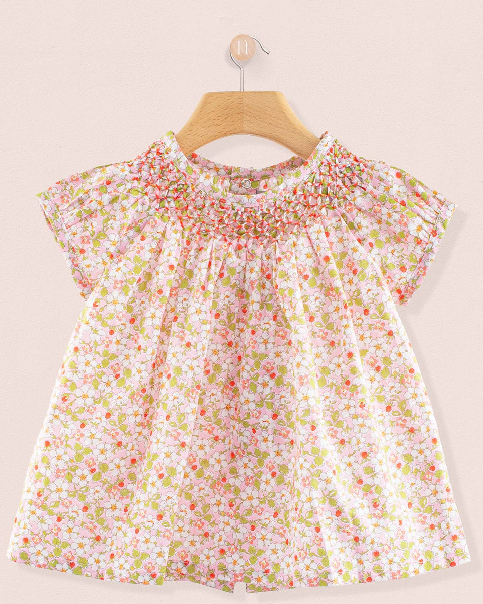 Jacqueline Liberty Strawberry Field Pink Tunic