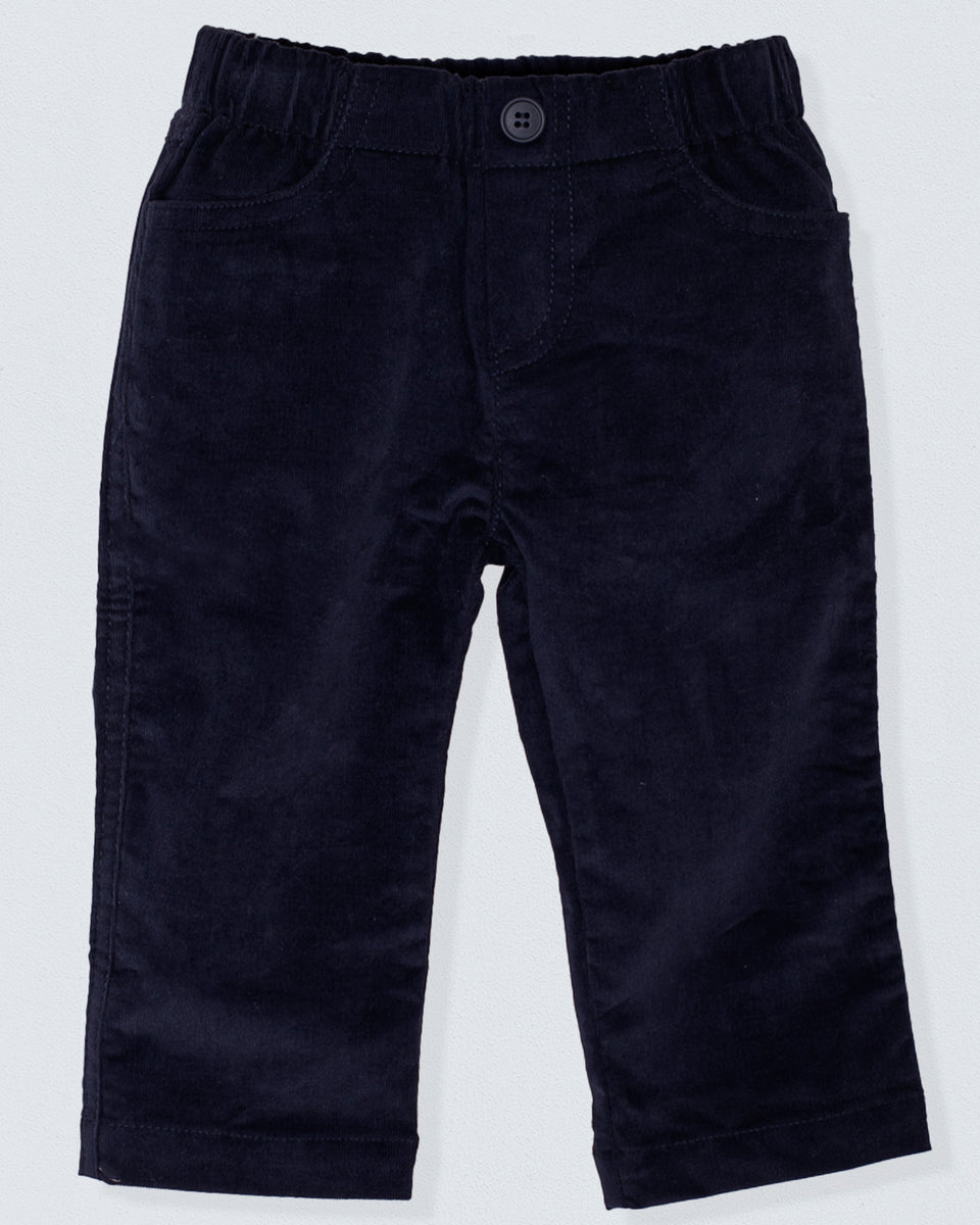 James Navy Corduroy Pull-On Pant