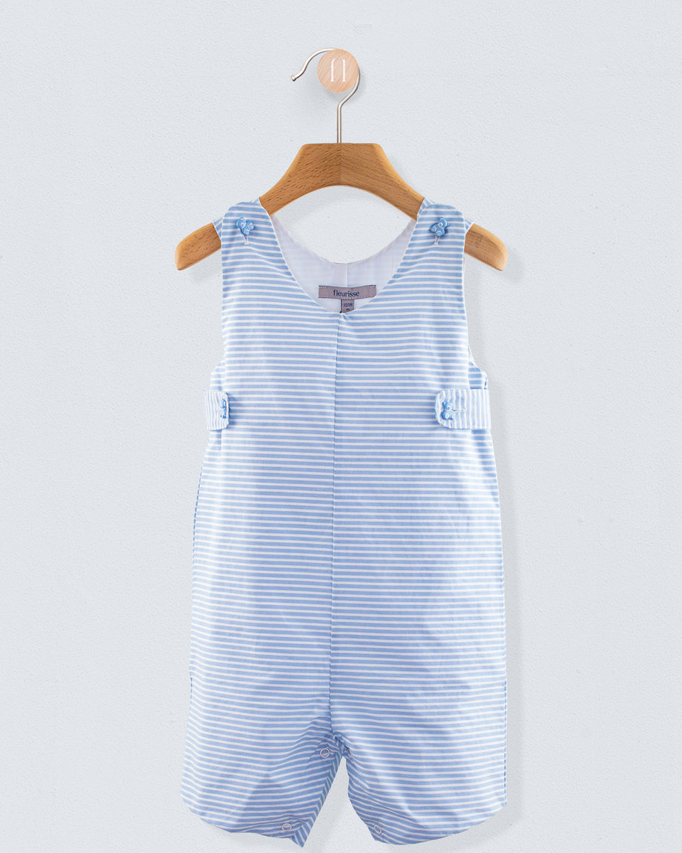 Kennedy French Blue Stripe Romper