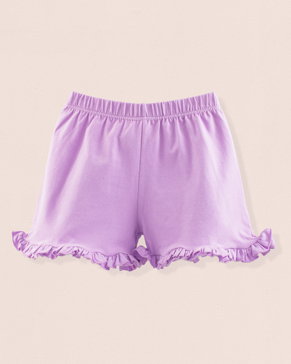 Italian Summer Shorts Lavender Cotton