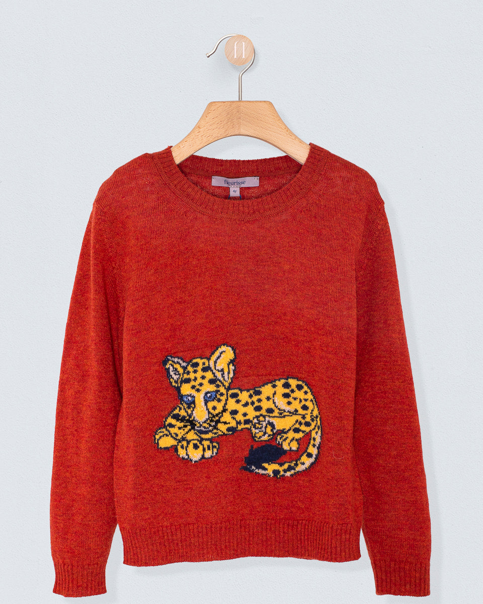 Leopard Maple Sweater