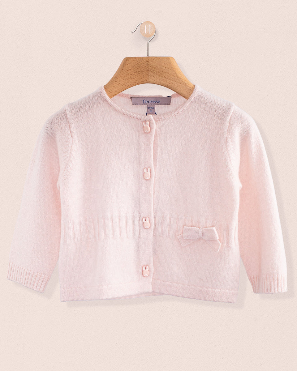 Madeleine Pink Cashmere Cardigan