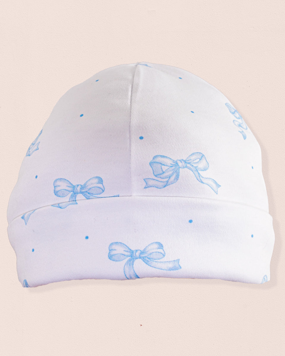 Pima Bows Blue Hat