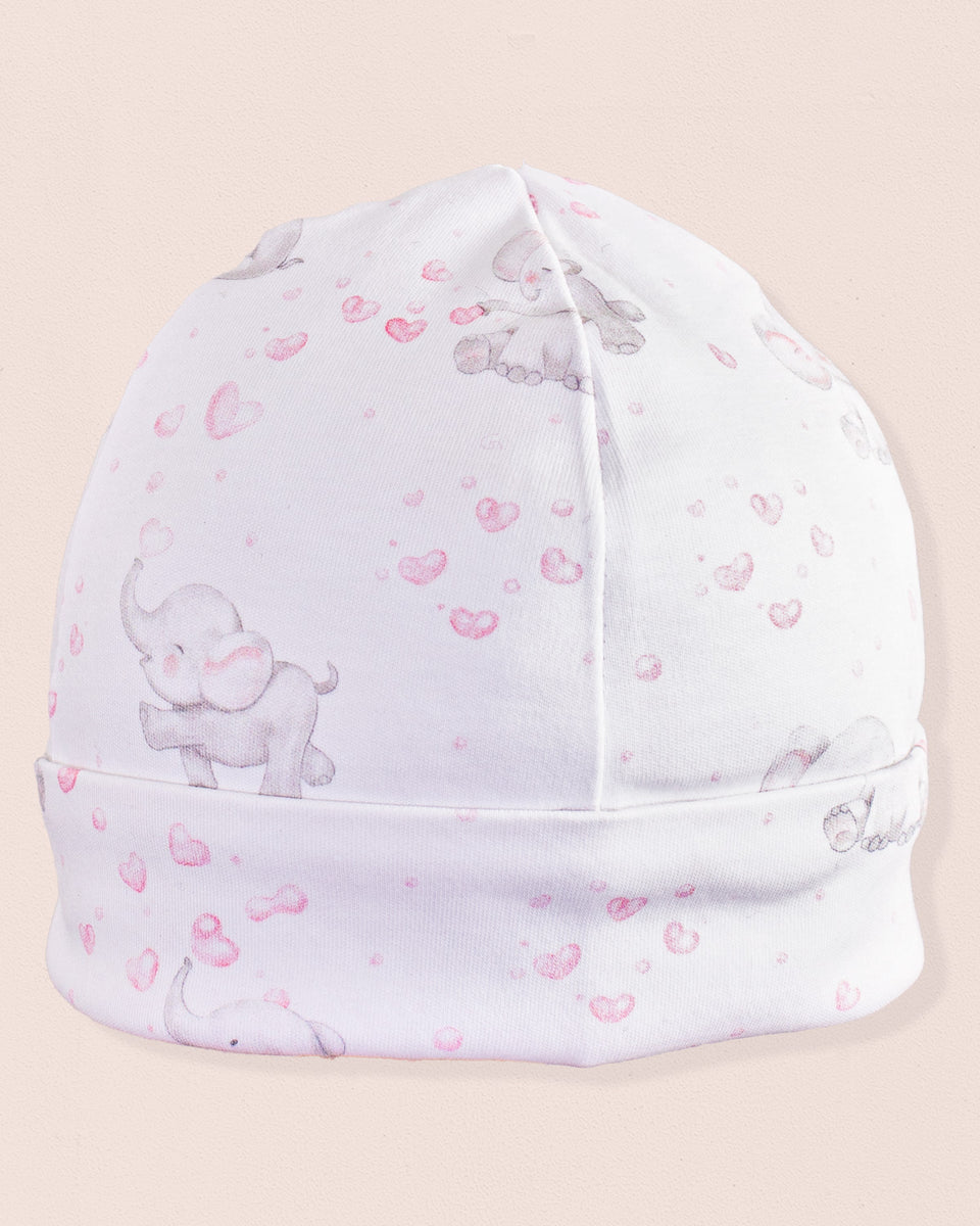 Pima Pink Elephants Hat