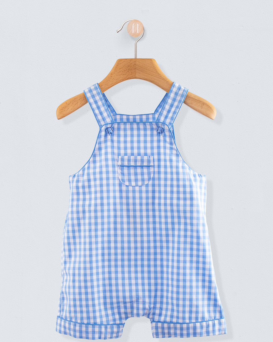 Starboard Blue Large Gingham Shortall