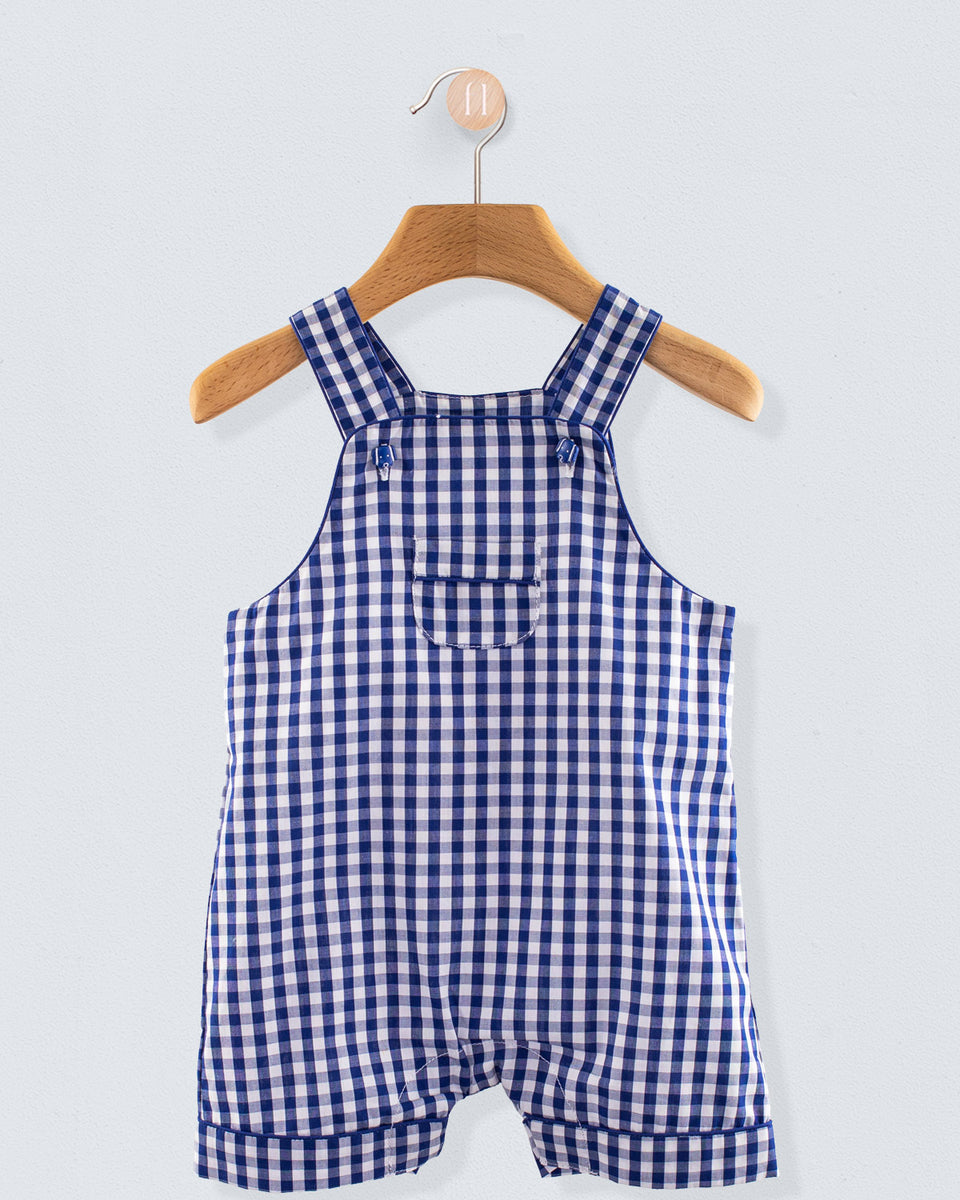 Starboard Navy Large Gingham Shortall