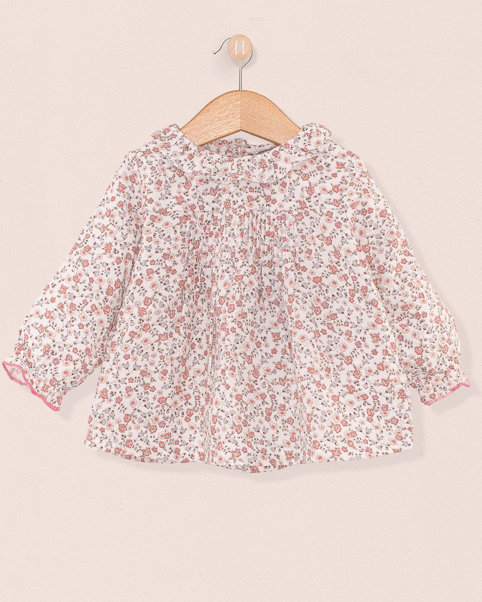 Yvette Belina Delicate Pink Floral Tunic