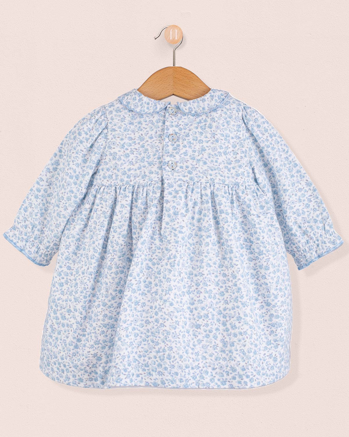 Baby Madeline French Blue Floral FLEURISSE