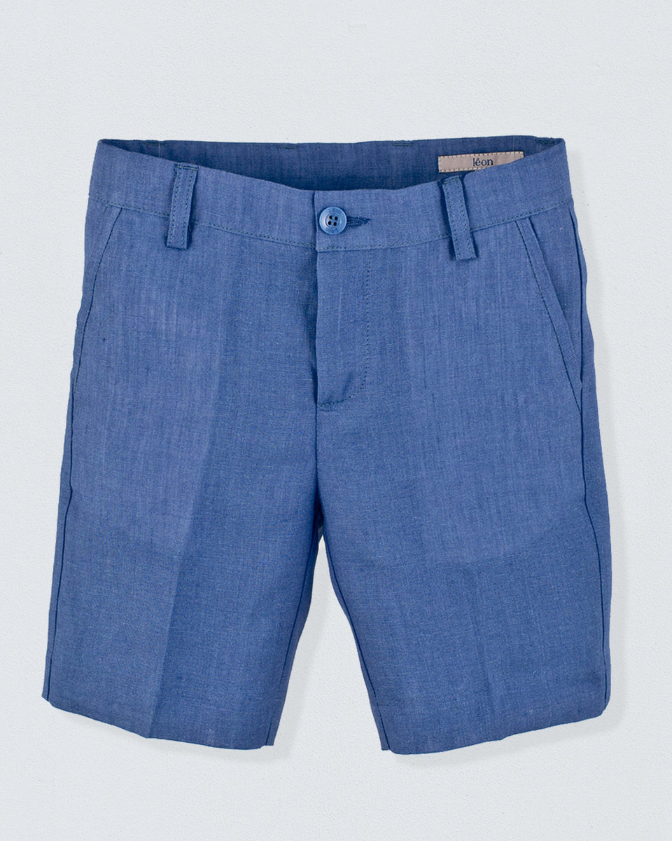 Blade Prince Harry Blue Linen Shorts