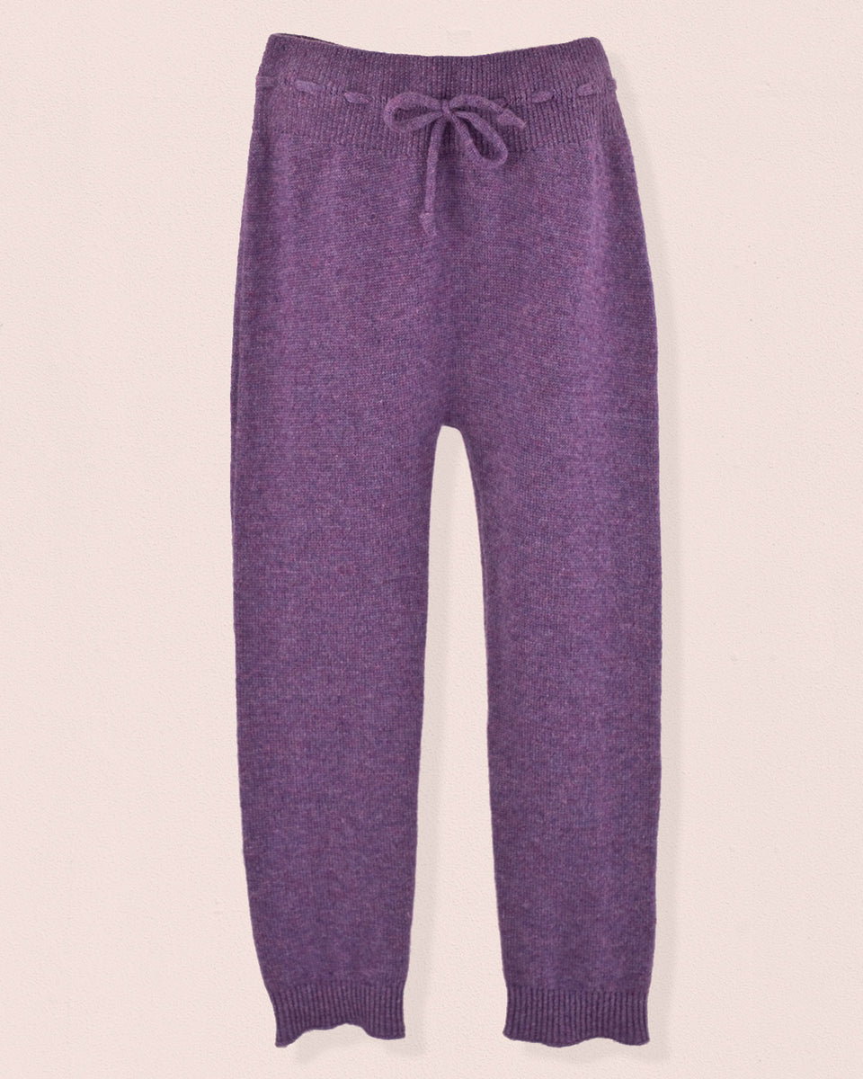 Aspen Purple Cashmere Knit Legging