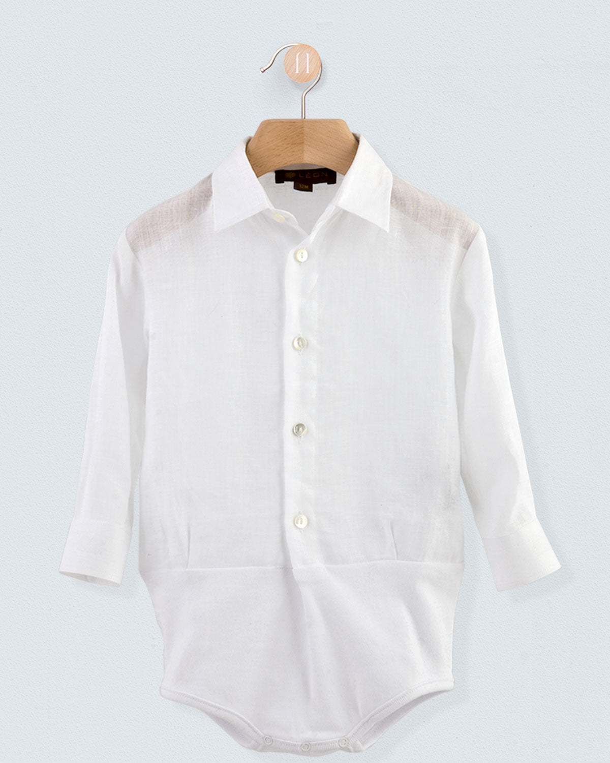 Bernard Italian White Linen Shirt FLEURISSE